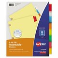 Avery Dennison Avery, Insertable Big Tab Dividers, 8-Tab, Letter 23284
